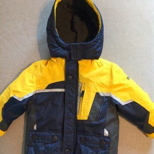 OSHKOSH B’GOSH Hooded Puffer Zip Jacket Winter Coat Size 24 months EUC!